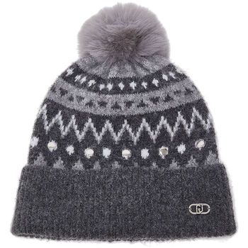 Liu Jo Gorro Sombrero jacquard con tachuelas para mujer