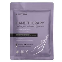 beautypro hand therapy collagen infused glove with removable fingertips