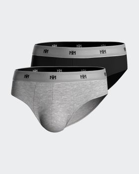 Pack 2 slips de punto de hombre en Lyocell