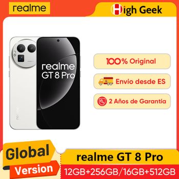 Versión EU realme GT 8 Pro, Snapdragon 8 Elite Gen 5, Cámara Teleobjetivo Ultra Clarity de 200MP, Batería de 7000mAh 120W