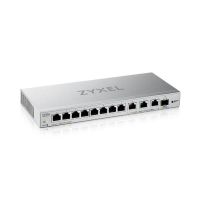 switch zyxel xgs1250-12 gestionado l2 8 puertos rj-45 3x 10g  1 sfp pared y qos