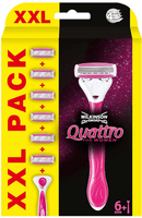 wilkinson sword maquinilla quattro for women xxl 6 cargadores