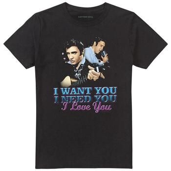 Elvis Presley Camiseta I Want You para hombre