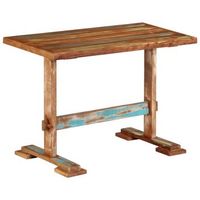 vidaxl mesa de comedor madera maciza reciclada 110x55x78 cm