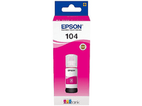 botella de tinta - epson 104 ecotank compatible con et-2865  et-2876 et-1810 65 ml magenta