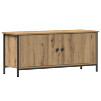 soporte de tv  muebles de salon - roble artesanal madera 102 x 35 x 45 cm cfw40863