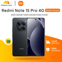 version global redmi note 15 pro telefono inteligente 4g camara principal de 200mp con ois bateria de 6500mah y 45w pantalla de 677 y 120hz telefono movil xiaomi