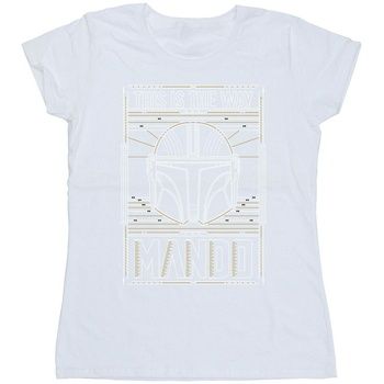 Disney Camiseta manga larga The Mandalorian The Way para mujer
