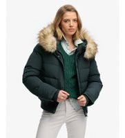 superdry para mujer w5011785a chaqueta bomber everest verde s casual poliester reciclado sostenible