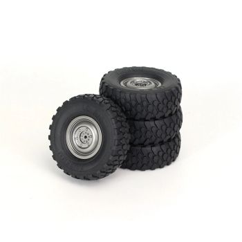 4PCS LDRC P06 1201 WPL C34 C44 MN D90 D99 1/12 1/16 RC Coche actualizado neumáticos de vacío suave ruedas vehículos mode