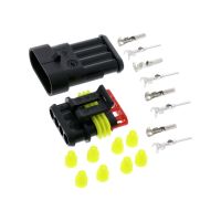 carcasa de conector de cable electrico de 4 patillas superseal kit completo