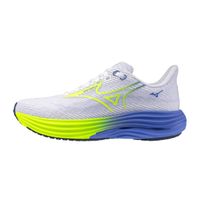 zapatillas mizuno wave rider 29 blanco azul ss26 mujer talla 385 - eur