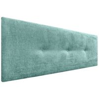 dhome cabecero de lana natural con botones 160x50cm camas 150160 - verde agua