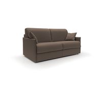 evans sofa cama convertible en tela impermeable 169 cm mat 140x197 marron