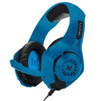 indeca raiyin 2 auriculares gaming multiplataforma azules