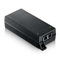 inyector poe zyxel poe12-60w 5 puertos gigabit ethernet 60w negro