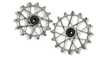 Par de ruedas desviadoras garbaruk para sram gx xo xx eagle 12v plata