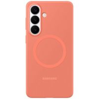 funda para movil samsung ef-es947coegww silicona rojo coral magnetica magsafe para galaxy s26 plus