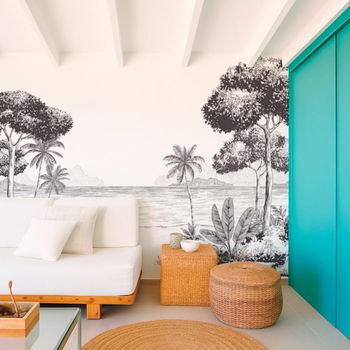 Papel pintado panorámico - la plage - 9 tiras : 432 x 270 cm