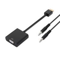 aisens a122-0126 adaptador de cable de vadeo 01 m negro
