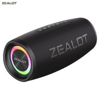 altavoz bluetooth zealot-s56 altavoz bluetooth con potencia de salida de 40w y excelente rendimiento de graves altavoz para acampar resistente al agua ipx6