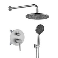 juego de ducha oculto foster brush steel box