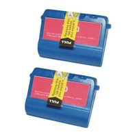 compatible twin pack pitney bowes 769-0 red ink cartridges 2 pack