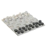juego piedra 30x30x3 damas blanco