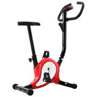 bicicleta estatica con resistencia de cinta roja vidaxl