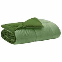 edredon de verano 200 x 220 cm verano verde transpirable vidaxl