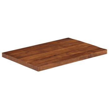 Tablero Mesa | Tablero Escritorio Rectangular Madera Maciza Reciclada 80x70x2,5 Cm