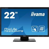 iiyama prolite t2253mts-b1 full hd 22 lcd touchscreen monitor - black black