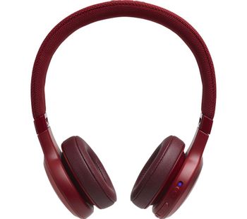 Live 400BT JBLLIVE400BTRED Wireless Bluetooth Headphones - Red, Red