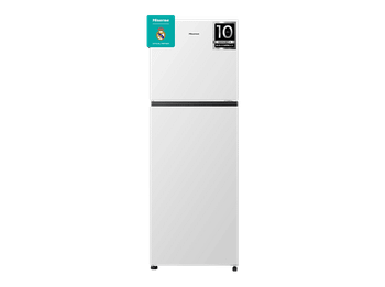 Frigorífico dos puertas - Hisense RT422N4AWE, No frost, 169.6 cm, 325 l, Tecnología inverter, Blanco