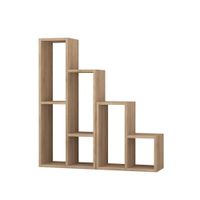estanteria 10 estantes alt89 cm - roble