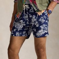 polo ralph lauren traveler bear shell swimming trunks - l