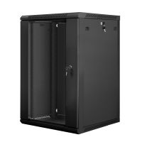 bastidor de pared lanberg wf01-6618-10b 18u 60kg 19 acero negro ip20 autoinstalable