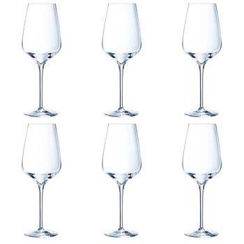 Juego de 6 copas vino cristal 55 cl