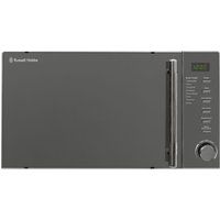 russell hobbs rhm2017 solo microwave - silver silver