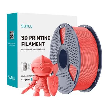 Filamento PLA+ Sunlu PLA+ CR Cherry 1,75 mm Alta Durabilidad Precisión