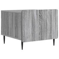 mesa de cafe gris sonoma 49 x 50 x 42 cm madera de ingenieria vidaxl