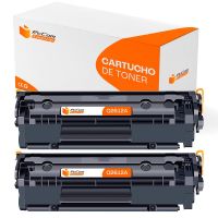 pccom essential hp q2612a toner compatible negro pack 2