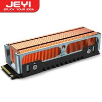 disipador de calor de alto rendimiento jeyi m2 2280 ssd aletas de cobre con disipadores de calor pasivos de marco de aluminio - 50 piezas de aletas frias - 401 wmk