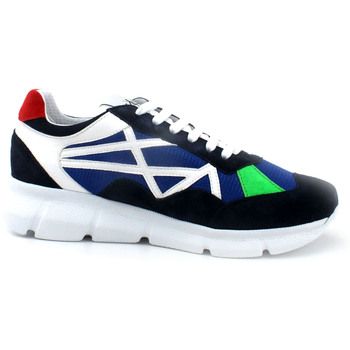 L4k3 Deportivas Moda New Big Sneaker Running Tricolor Blu Verde Rosso F53-NEW para hombre