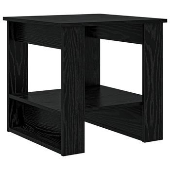 Mesa De Café Roble Negro 51 X 50 X 50 Cm Madera De Ingeniería Vidaxl