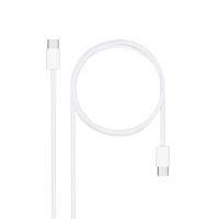 nanocable 10016002-co cable usb 20 tipo-c 60w 480mbps 2m blanco