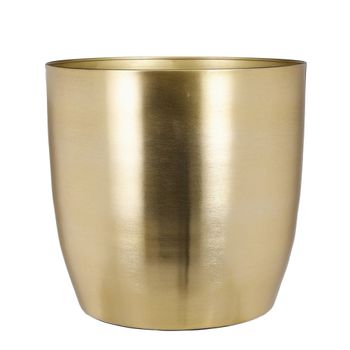 Maceta de interior alano oro  h26.9xb28xl28cm