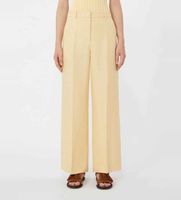 weekend max mara para mujer 2615131112600 pantalon malizia de lino amarillo 40 casual