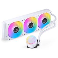 refrigeracion liquida jonsbo tg-360 argb blanco 360mm 3 ventiladores pwm led