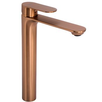 Grifo De Lavabo Rea Drop Brush Copper